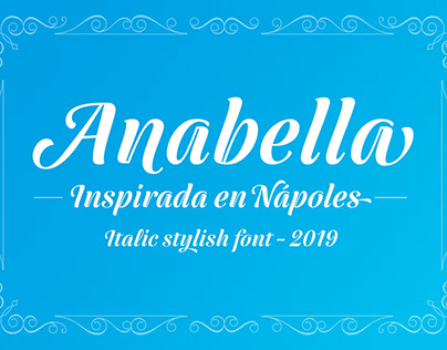 Anabella Italic Font – Italic Stylish Font