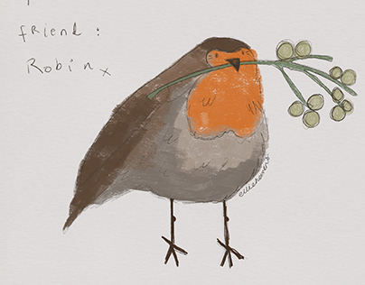 Love from your friend: Robin x