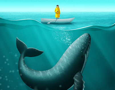 Yellow Raincoat Dream Journey Illustrations