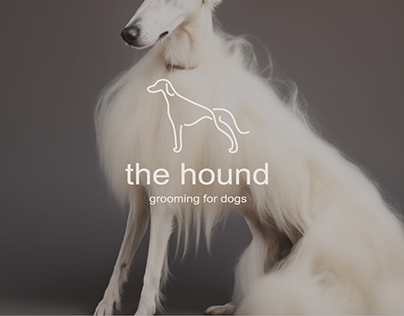 The hound. Logo design.