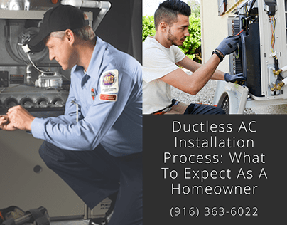 Ductless AC Installation Process