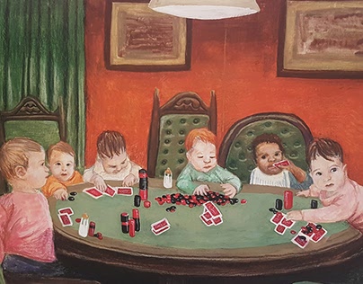 Babies Playing Poker