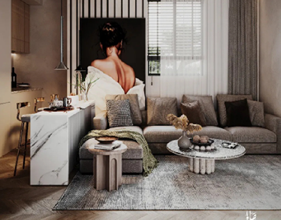 Mini -livingroom with Coffee corner space