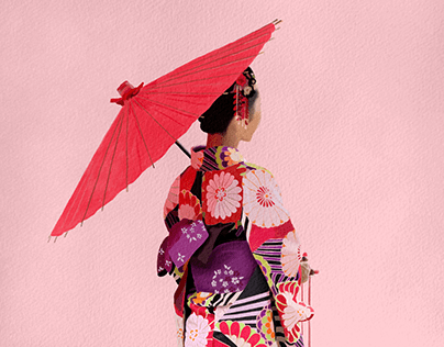A Girl in Kimono