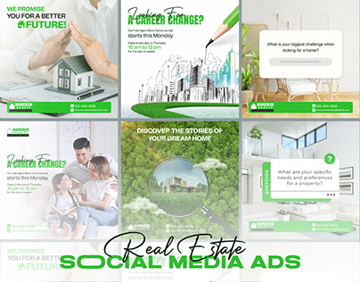 Real Estate Social media post & banner