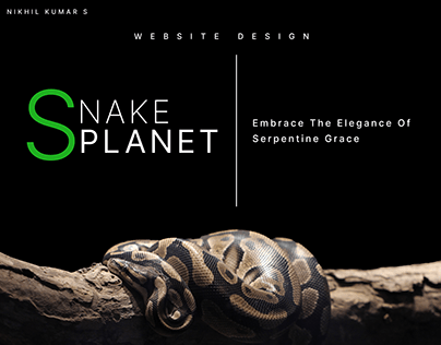 Snake Website | SNAKE PLANET | UI/UX Design