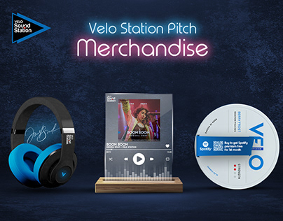 Velo Station Pitch Merchandise Design | Saad Ahmed