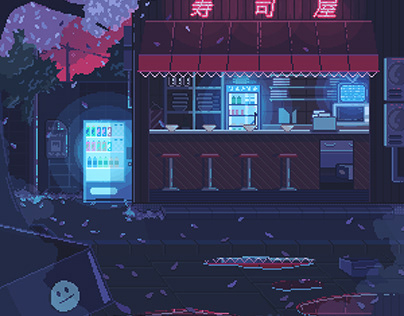 [blow away] A Pixel Art Background By Timpers