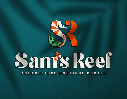 Logo Design - Sam's Reef . aquaculture boutique corals