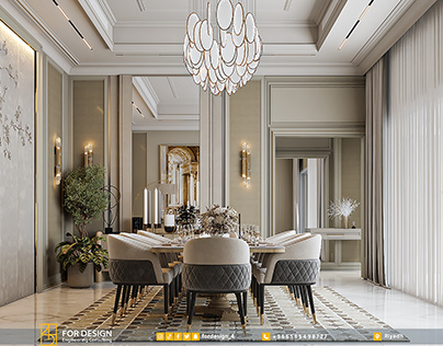 Project thumbnail - Classic Dinning ROOM IN KSA