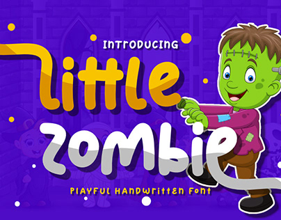 Little Zombie | A Handwritten Font