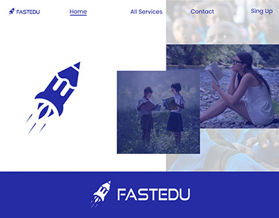 FastEdu education logo design brand identity case study