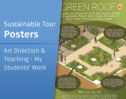 Sustainable Tour Posters and Social Graphics