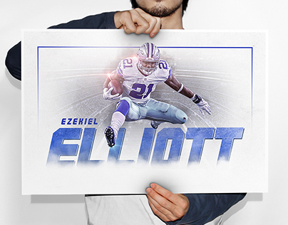 Ezekiel Elliott Poster
