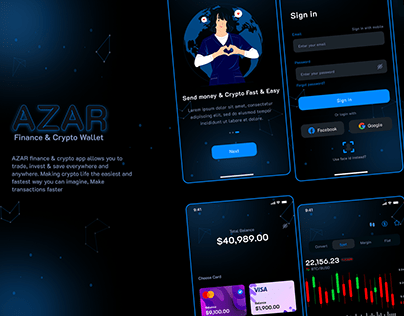 AZAR Finance & Crypto Wallet