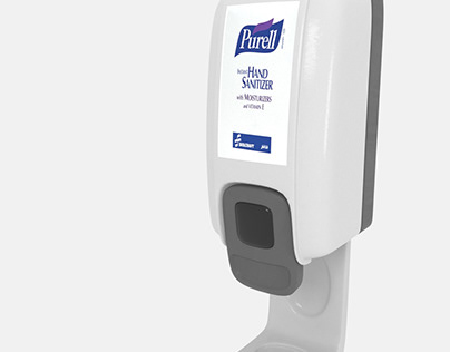 hand sanitizer dispenser 3d model