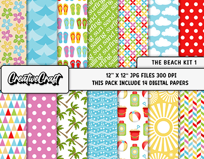 The Beach 1 Digital Papers