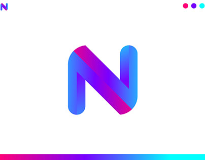 N Modern logo design / N Branding logo