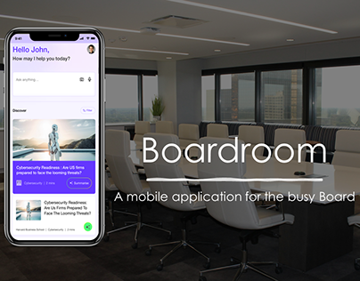 A mobile app to help the board make informed decisions