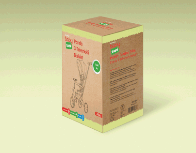 baby toys Panda Toddler Trike / Packaging Design