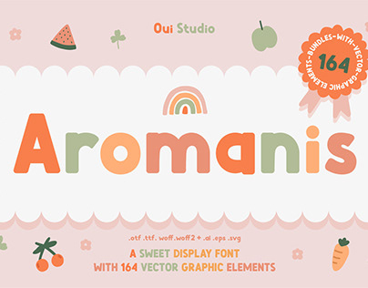Project thumbnail - Aromanis Sweet Font