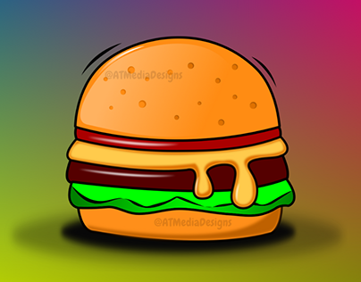 How to design Burger vector Illustration using Inkscape