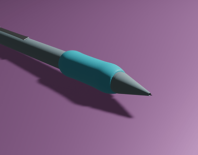 Pen 3D model, Blender
