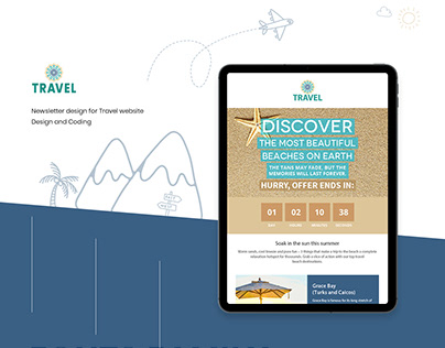 Newsletter Design for Travel Agency