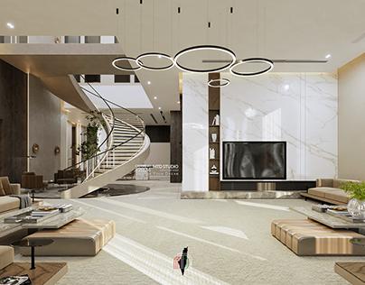Villa Reception KWT | 76-2024 | Modern Interior Design