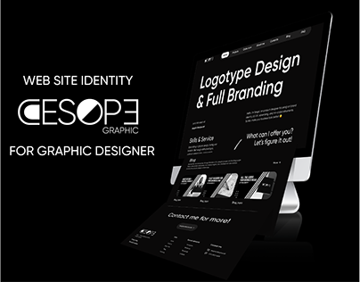 Web Design Identity for Graphic Designer Portfolio