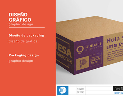 Gráfica para Packaging - Quilmes gobierno
