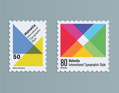 Style Typographique International // Timbres