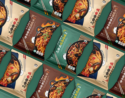 Fooding Factory 'Seafood dishes Series' Package Design