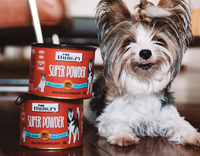 Super Powder Pet Food - Tin Packaging Design