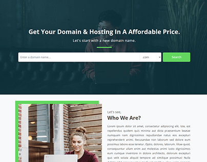 Modern Hosting Website Template For Business. 26 Pages.