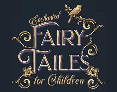 Cover for a book of Enchanted Fairy Tales for Children