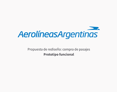 Aerolíneas Argentinas - compra de pasajes