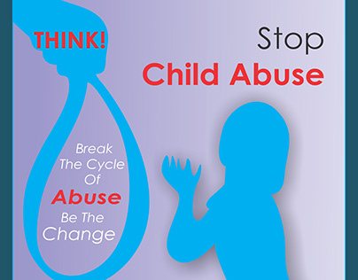 Stop Child Abuse Graphic Art Board