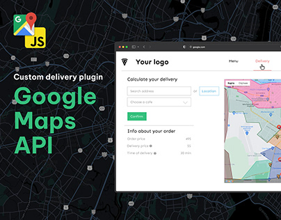 Google Maps API Customize your delivery