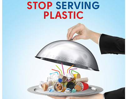 Poster On Ban Single-Use-Plastic