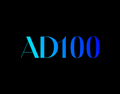 Editorial Layout Design 'AD100' | Architectural Digest