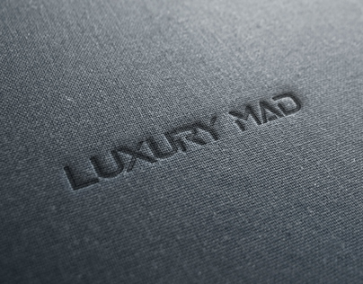Luxury Mad logo, Business card and discount card design