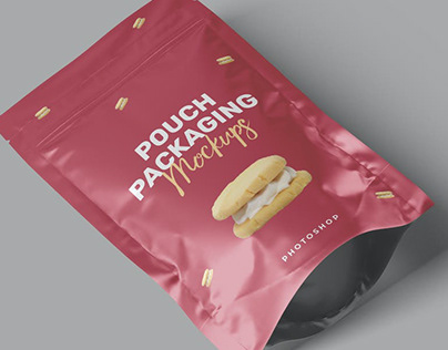 Packaging Pouch Mockup