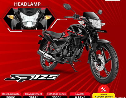 Honda SP125 - LED HeadLamp Feature