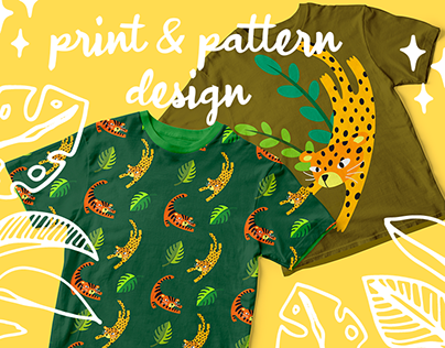 print & pattern design for kid's apparel/accessories