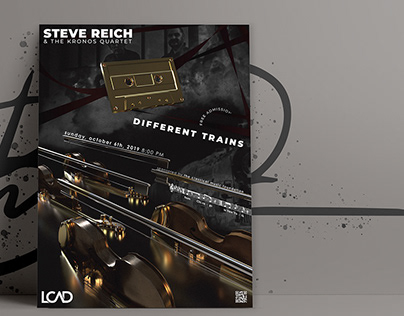 Steve Reich x The Kronos Quartet - Poster Design