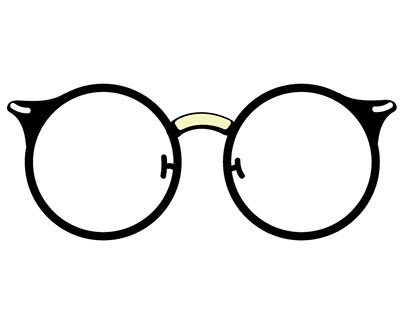 Spectacles - (Flat Design)