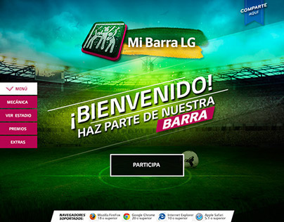 Mini Site Mi Barra LG Perú