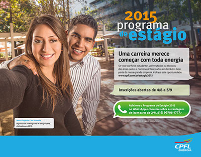 Campanha Programa de Estágio CPFL 2014