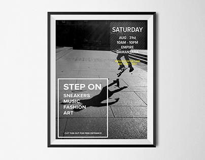Step On Sneakers Flyer Design 